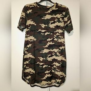 Camo Shirt Dress